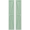 Ekena Millwork Americraft 3-Board Wood 2 Equal Panel Frmd Board-n-Batten Shutters w/Dbl Z-Bar, ARW102BF311X60SGH, PR ARW102BF311X60SGH - alternate 1